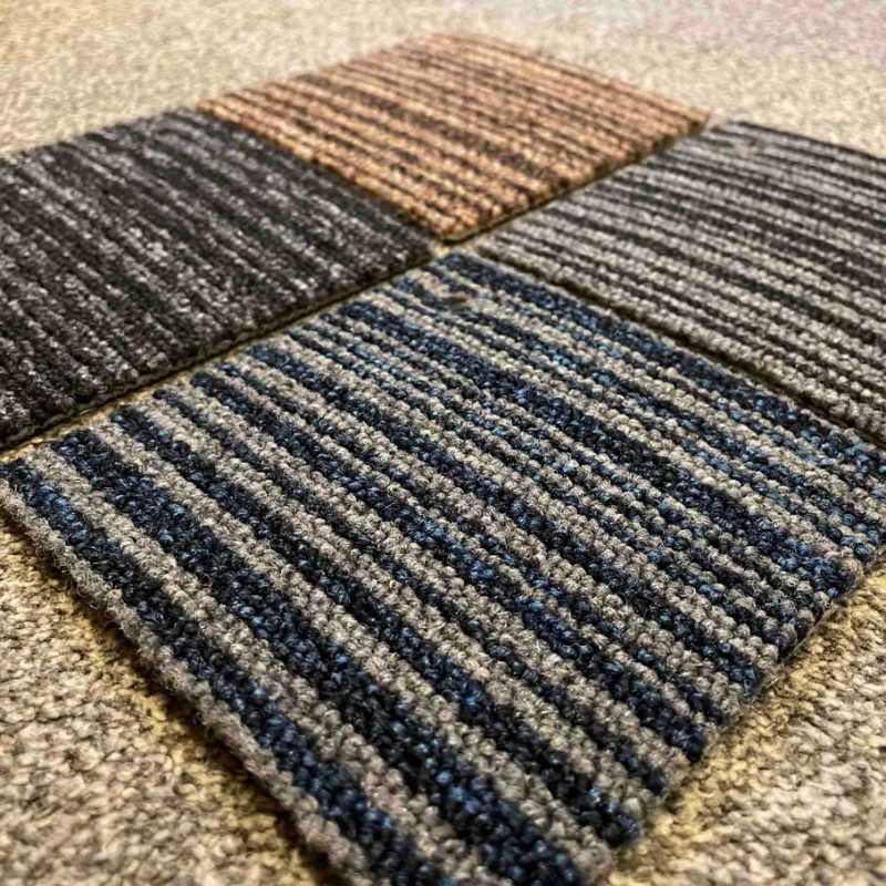 Premium Striped Nylon Heavy Duty Carpet Commercial Carpet Tiles | That ...